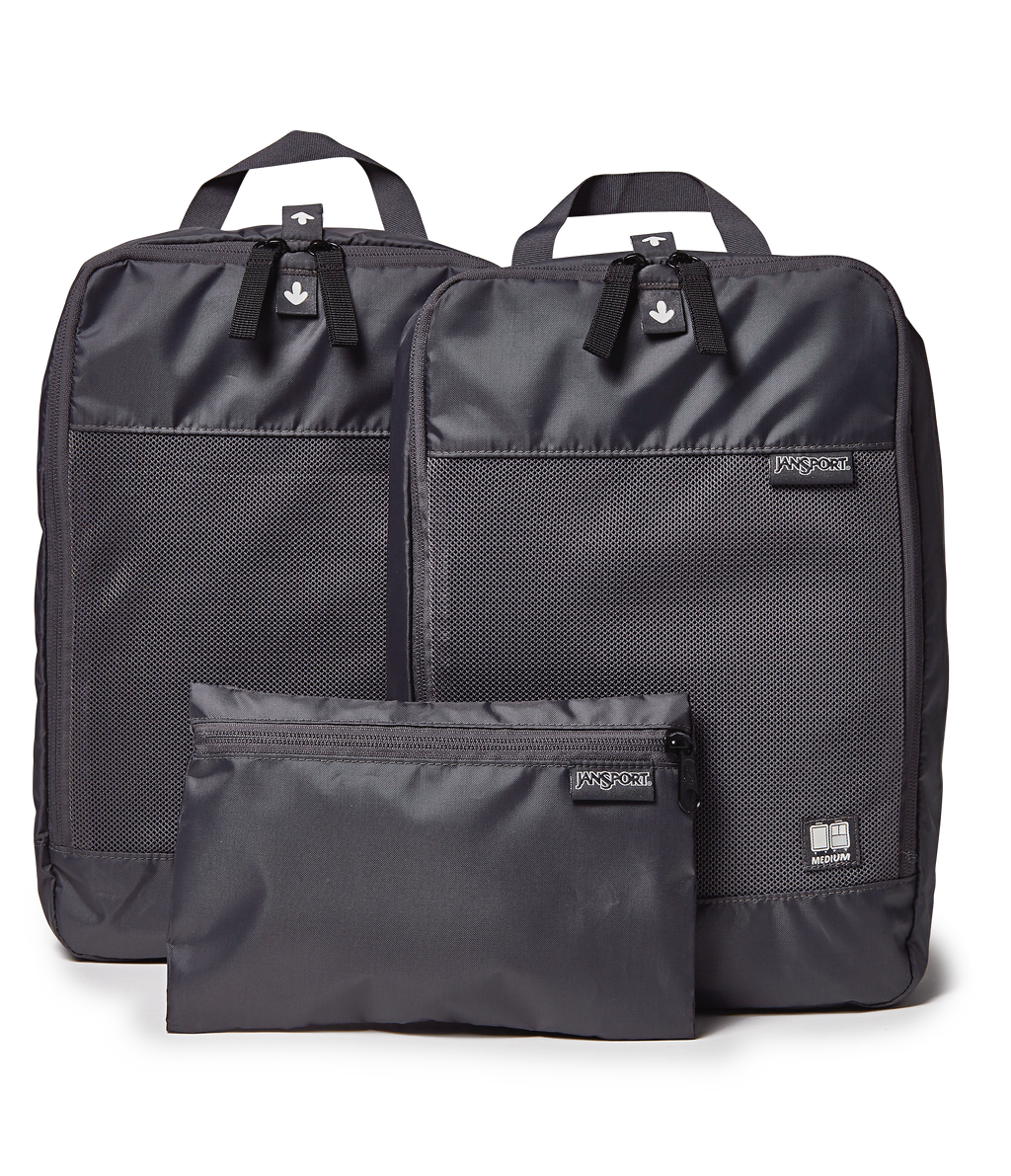 22" Carry On Luggage Packing Cubes Smokey Grit Set