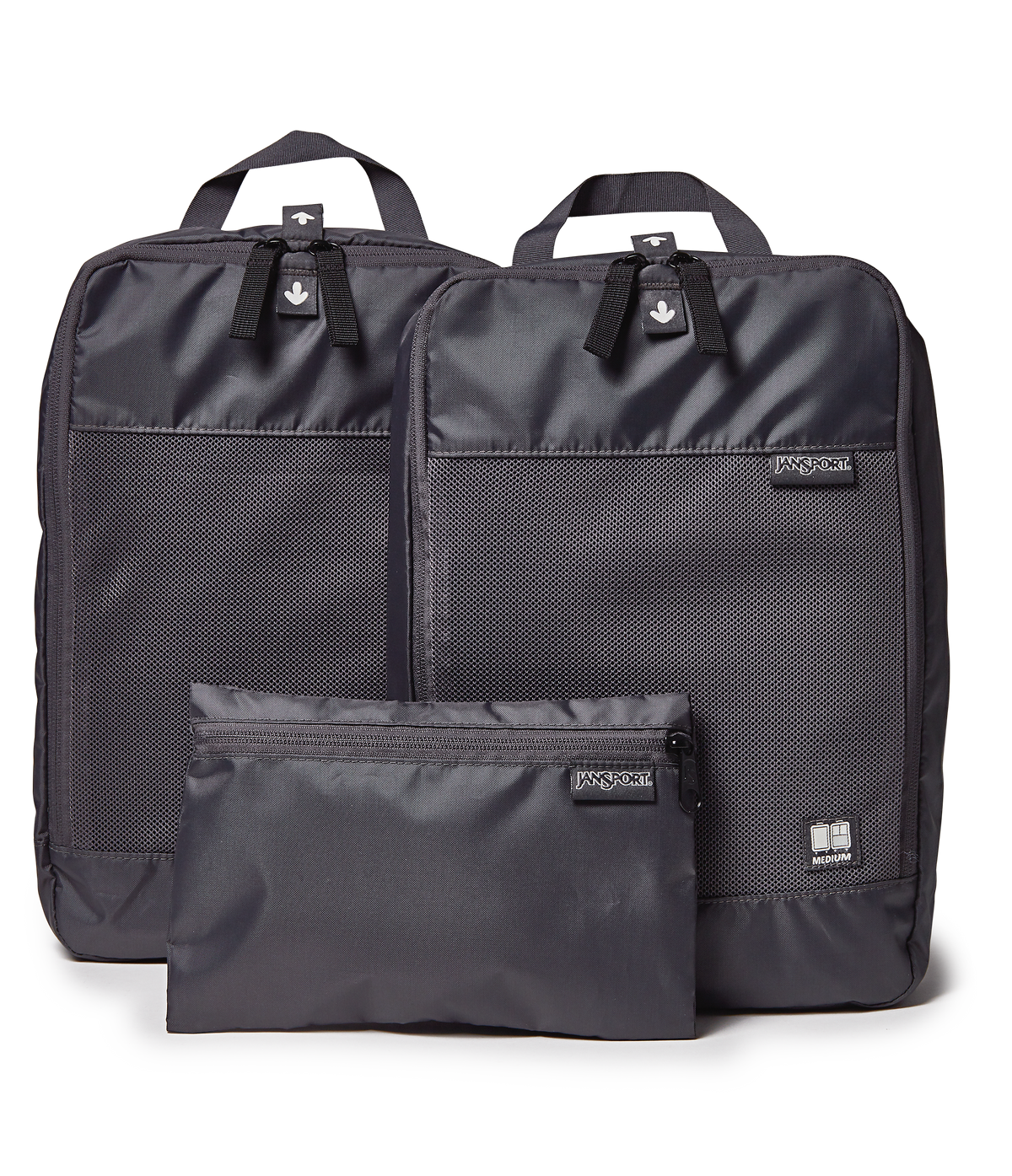 22" Carry On Luggage Packing Cubes Smokey Grit Set