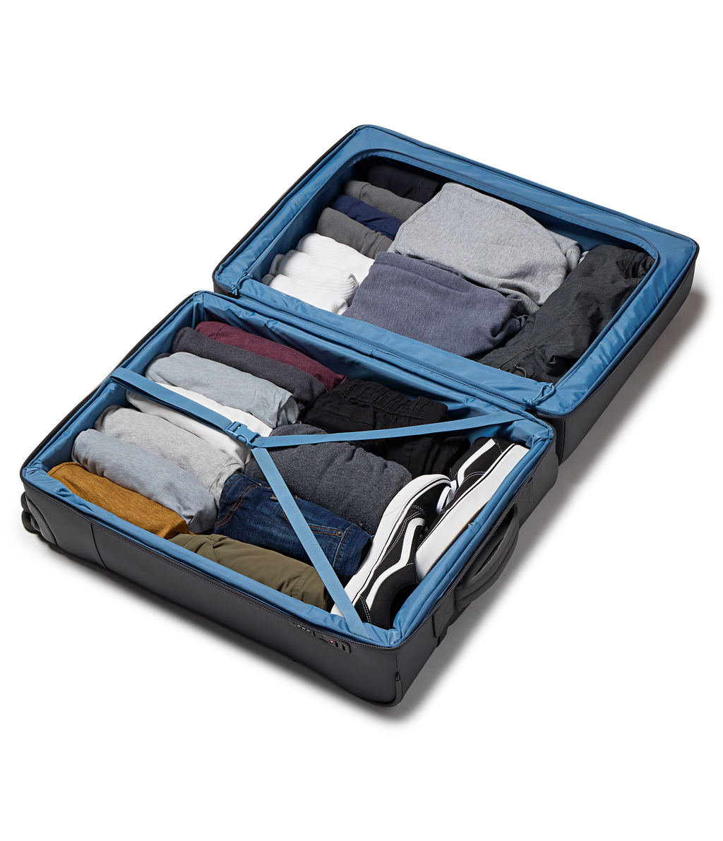 26" Checked Luggage Tech Organizer Smokey Grit Set