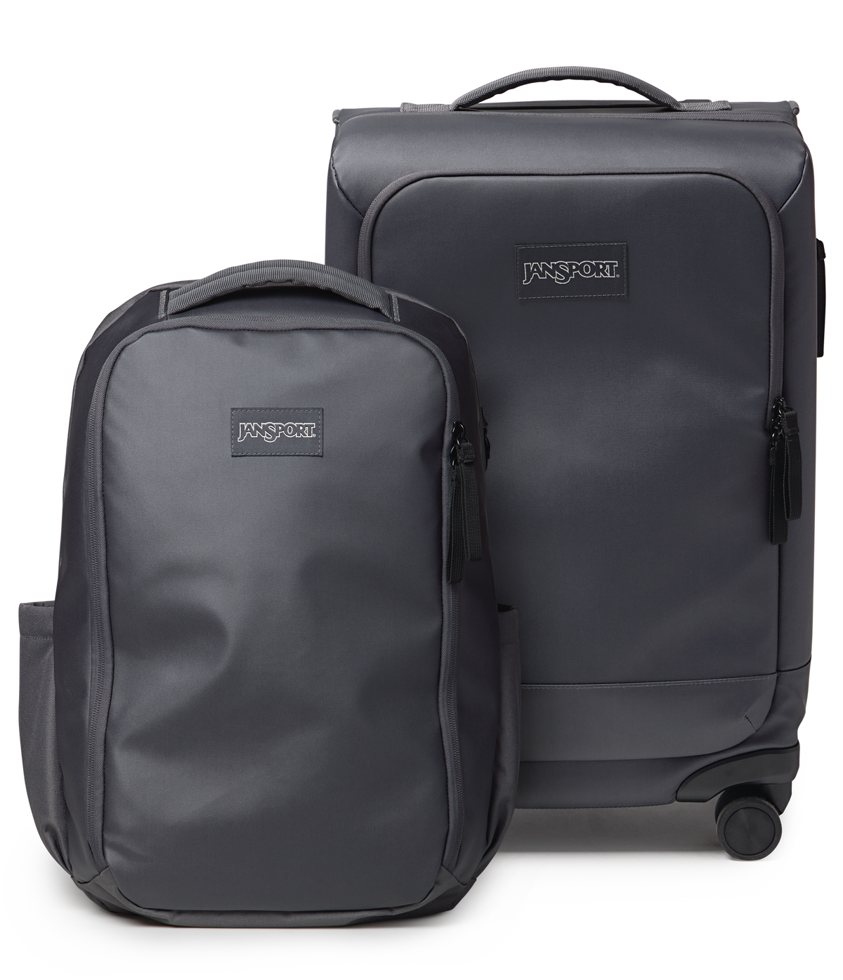 22" Carry On Luggage Travel Pack 30L Smokey Grit Set