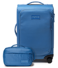 22" Carry On Luggage Toiletry Bag Elemental Blue Set