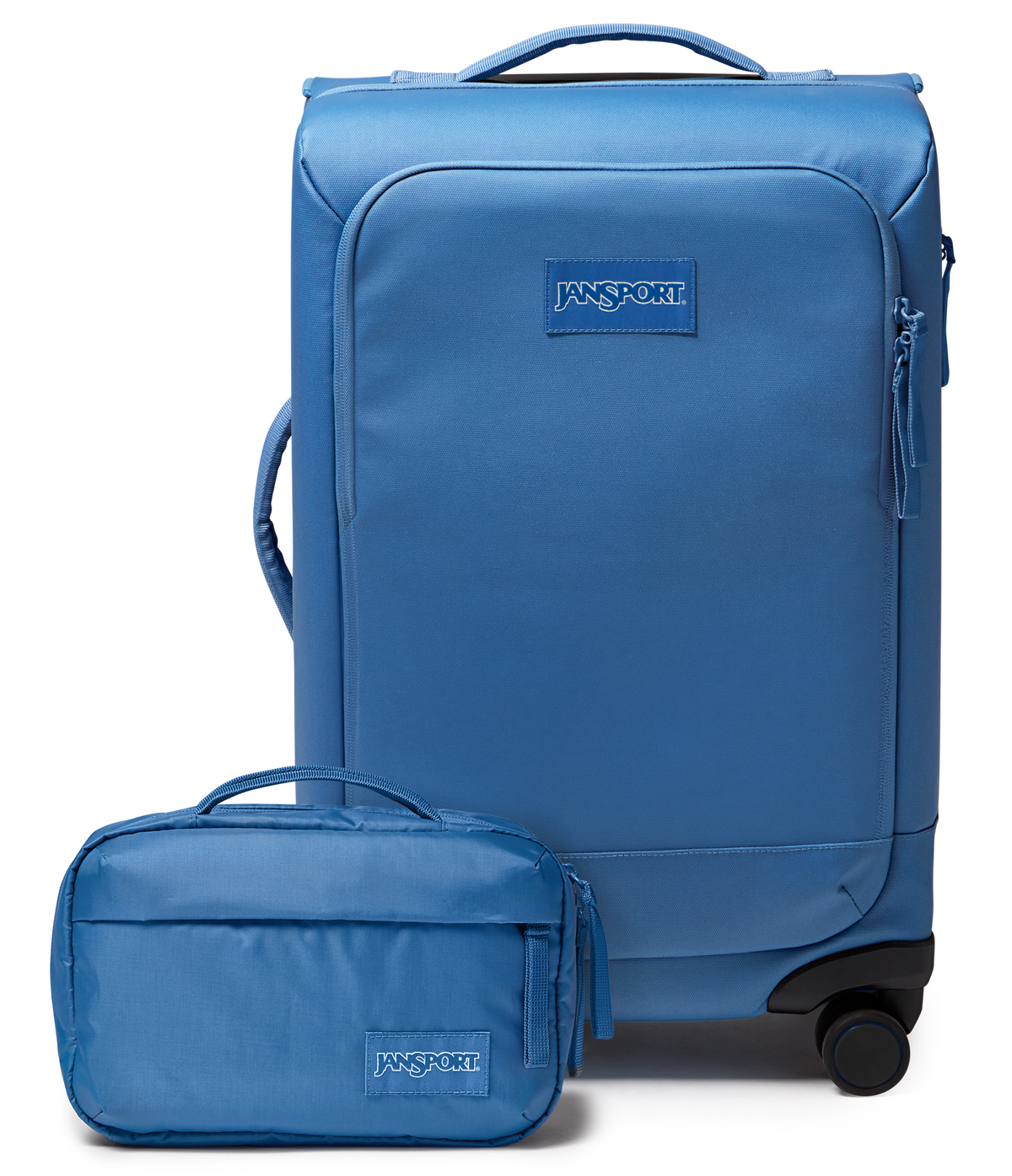 22" Carry On Luggage Toiletry Bag Elemental Blue Set