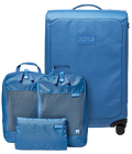 26" Checked Luggage Packing Cubes Elemental Blue Set