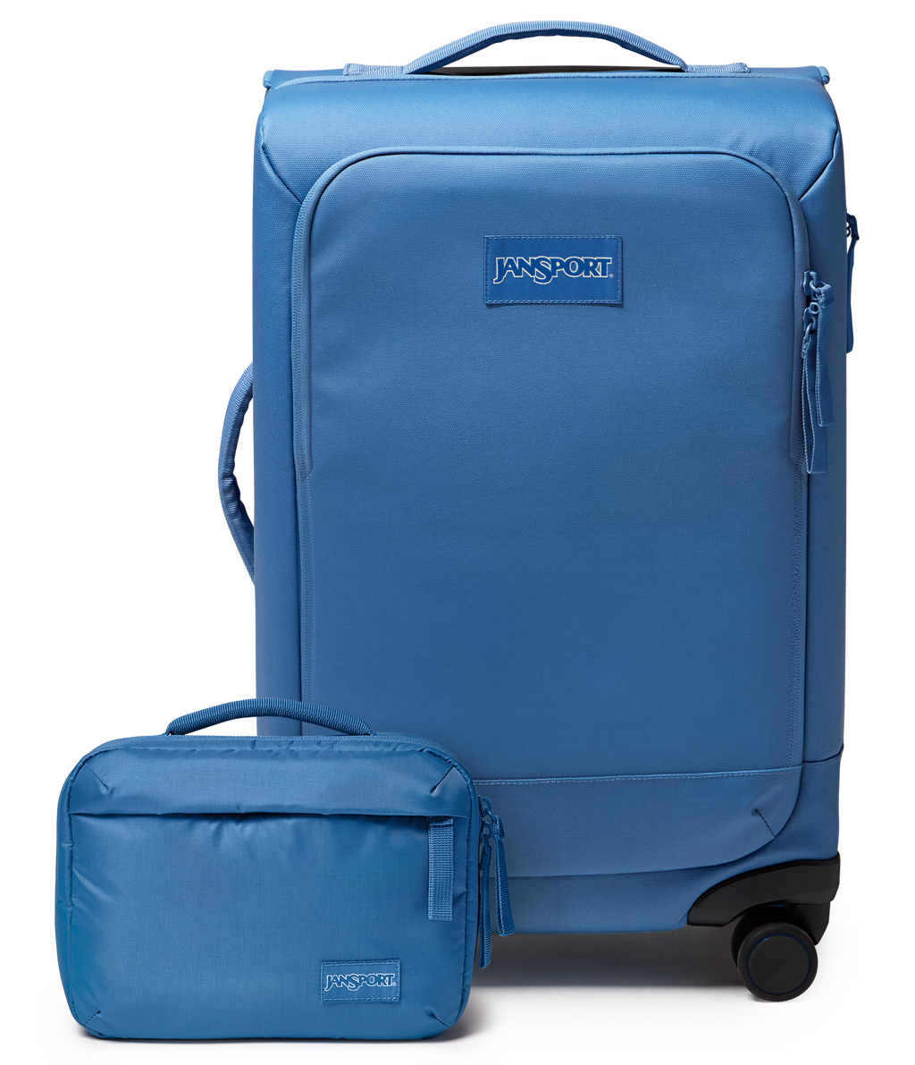 22" Carry On Luggage Tech Organizer Elemental Blue Set